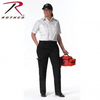 5623-10 Rothco Women's EMT & EMS Cargo Uniform Pants[Black,10]
