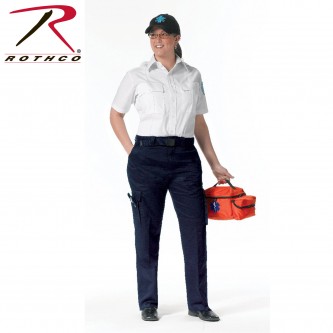 Rothco Women's EMT & EMS Cargo Uniform Pants[Navy Blue,14] 5624-14 