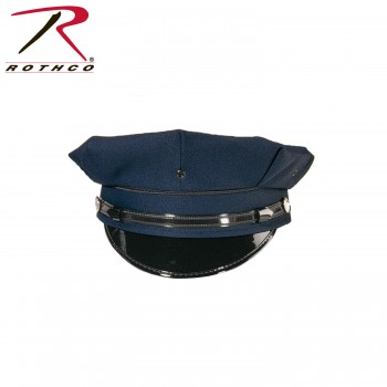 5661-7.18 Rothco Navy Blue 8 Point Police/Security Cap[7 1/8] 