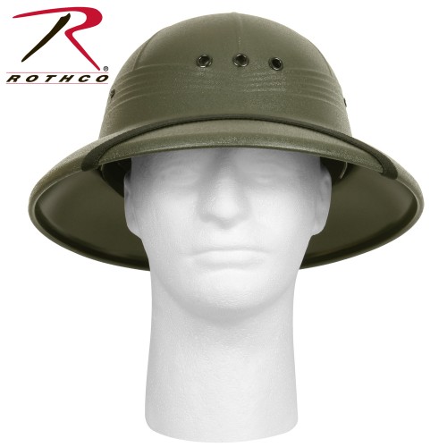5670-OD Rothco Pith Vietnam Waterproof Military Style Helmet US MADE 5670[Olive Drab]