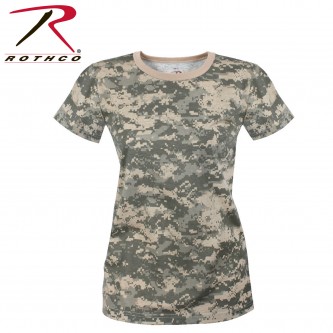 Rothco 5677-XL  ACU Digital Camouflage Women's Longer Tactical T-Shirt[X-Large] 