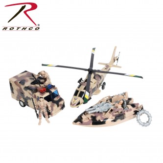 572 Rothco Super Warrior Desert Camouflage Vehicle Play Set 