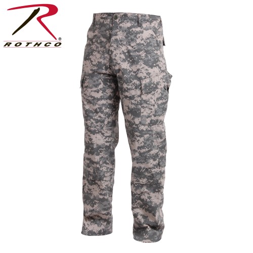 5755-M Rothco Army Combat Camouflage Rip Stop Uniform Made To Military Specs[ACU Digital Camo BOTTOM