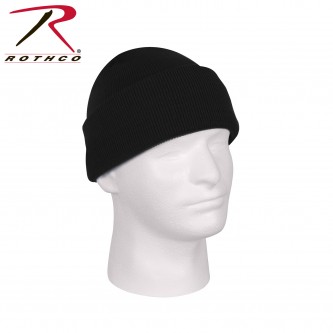 Rothco Deluxe Fine Knit Watch Cap, Black