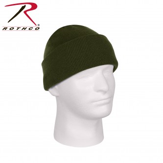 Rothco Deluxe Fine Knit Watch Cap, Olive Drab
