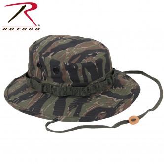 Rothco 5816-7.5 Brand Mew Tiger Stripe Camouflage Military Wide Brim Boonie Hat[7.5]