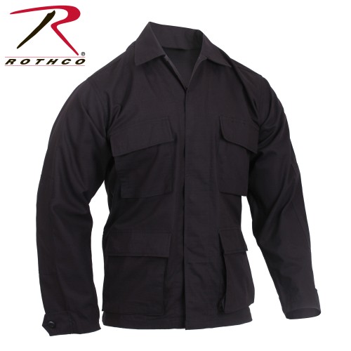Rothco Rothco 5920-xl NEW Black Military Style BDU Polyester/Cotton Fatigue Shirt[X-Large]  NEW Blac