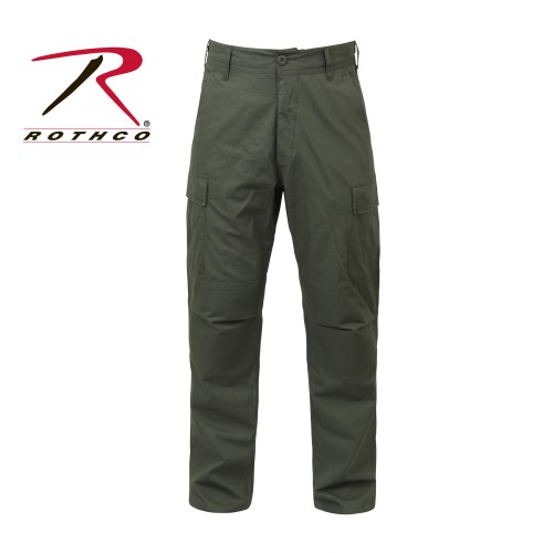 Rothco00 5935-SML Olive Drab Military BDU Cargo Rip Stop Fatigue Pants[Small]