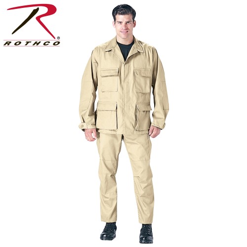 Rothco 5941-3x Khaki Military BDU Cargo Rip Stop Fatigue Pants[3X-Large] 