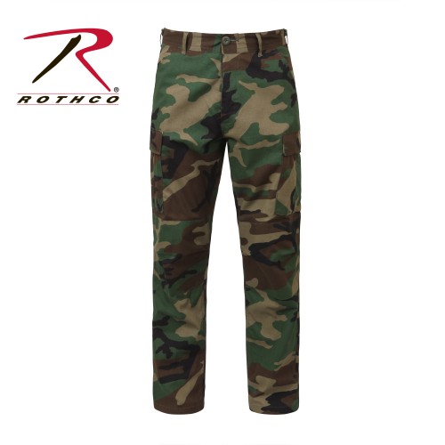 5917 Rothco Woodland Camo Military BDU Cargo Fatigue Rip-Stop Pants[Small] 5947-S 