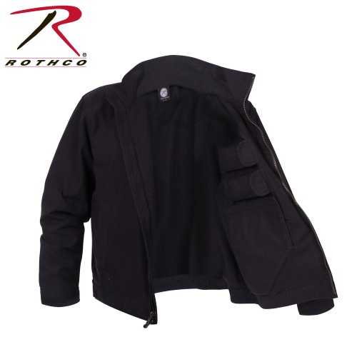 59586-2X Rothco Black Lightweight Ambidextrous Concealed Carry Jacket[2X-Large] 