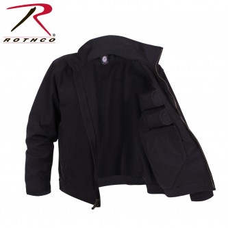 59585-M Rothco Black Lightweight Ambidextrous Concealed Carry Jacket[Medium] 