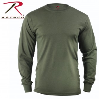 60118 Olive Drab Tactical Long Sleeve Military T-Shirt[X-Large]