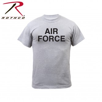 61021-2X Rothco Military Gray Short Sleeve Physical Training T-Shirts[2XL,Air Force] 