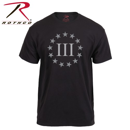 61520-M Three Percenter T-Shirt Mens Military American Revolution T-Shirt[Medium] 