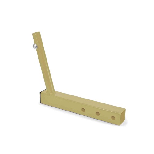 Hitch Mounted Single Flag Holder Kit, Powder Coated Military Beige. Made in the USA.