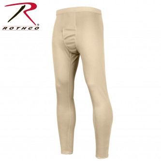 Rothco Military Gen III ECWCS Silk Weight Thermal Underwear Long Johns[Desert Sand Pants,2XL] 63021
