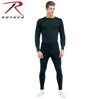Rothco Military Thermal Knit Cold Weather Long John Underwear[Black Bottom,X-Large]   63642-XL  