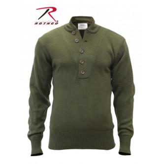 Rothco 6368-od/L Military Acrylic 5 Button Style Tactical Sweater[Olive Drab,Large] 