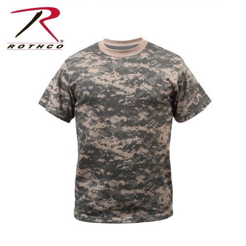 6389-3X Rothco Camo Military Style Digital Camouflage T-Shirt[ACU Digital Camo,3X-Large] 