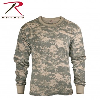 6387-3X Long Sleeve T-Shirt Camo Tactical Military Rothco [ACU Digital Camo,3X-Large] 