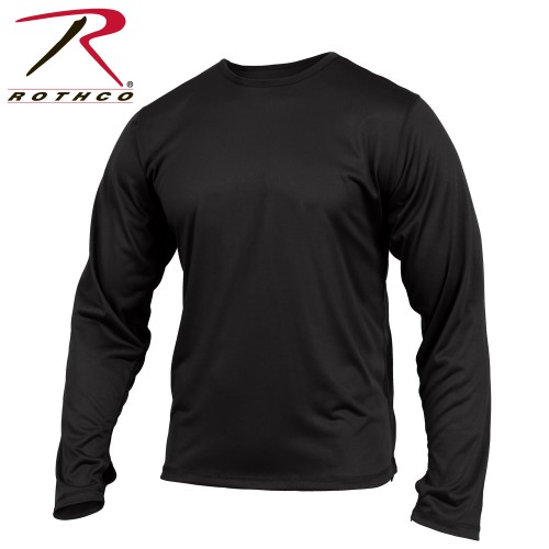 64020-S Rothco Military Gen III ECWCS Silk Weight Thermal Underwear Long Johns[Black Shirt,S] 