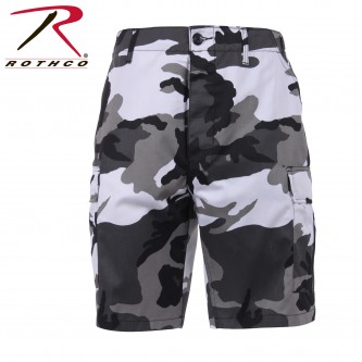 65216-2X BDU Cargo Shorts Button Fly Camouflage Military Rothco [City Camo,2X-Large] 