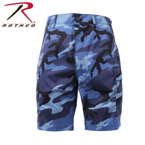 65219-2X Rothco Button Fly Camouflage Military BDU Cargo Shorts[Sky Blue Camo,2X-Large] 