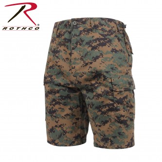 65412 Rothco Digital Camouflage Military BDU Cargo Shorts[Woodland Digital Camo]