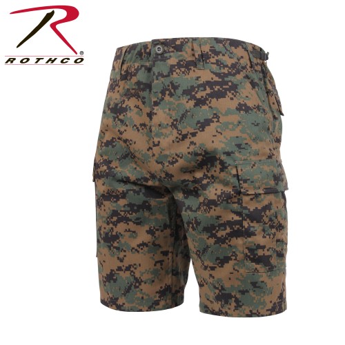 65412-m Rothco Woodland Digital Camouflage Military BDU Button Fly Cargo Shorts[M] 