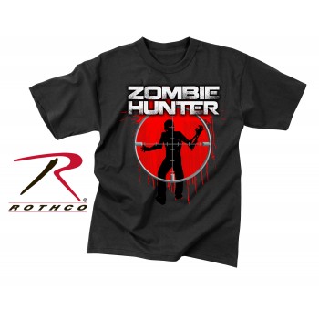 66128-M Rothco Vintage Black Military Design Short Sleeve T-Shirt[Zombie Hunter,M] 