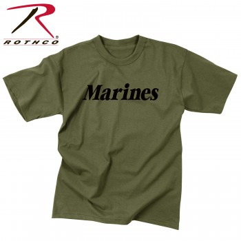 66157-XL Rothco KIDS Military Army Marines Physical Training Short Sleeve T-Shirt[XL,Olive Drab MARI