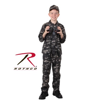 66415-xxs Rothco Kids Camouflage Military BDU Cargo Fatigue Pants[XXS,Subdued Urban Digital Camo] 