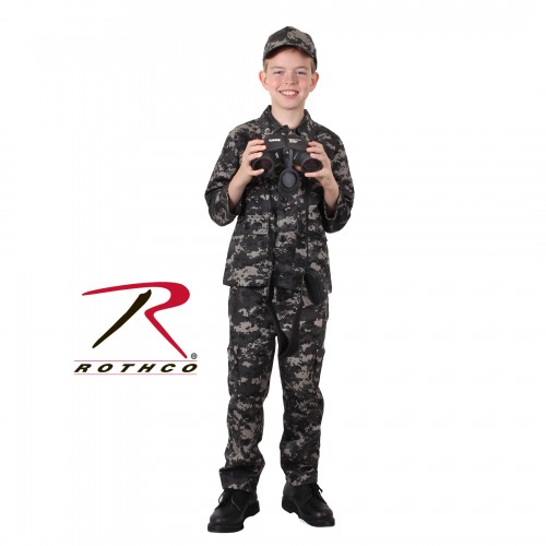 66415-S Rothco Kids Camouflage Military BDU Cargo Fatigue Pants[S,Subdued Urban Digital Camo] 