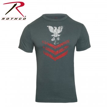 66640-XL Rothco Naval Rank Insignia Vintage Design Short Sleeve T-Shirt[XL] 