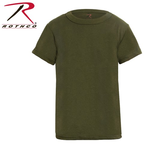 6709-M Kids Short Sleeve T-Shirt Military Camouflage t shirt camo Rothco [M,Olive Drab] 