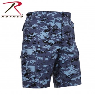 67313-S Rothco Digital Camouflage Military BDU Cargo Shorts[Sky Blue Digital Camo,Small] 