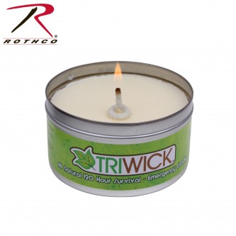 676 Triwick 120 Hour Survival Candle / Camping Stove 