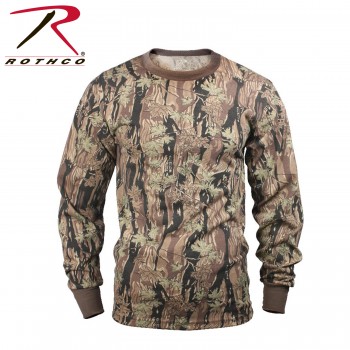 6770-xl Rothco Smokey Branch Camo Long Sleeve Tactical Military T-Shirt[XL] 