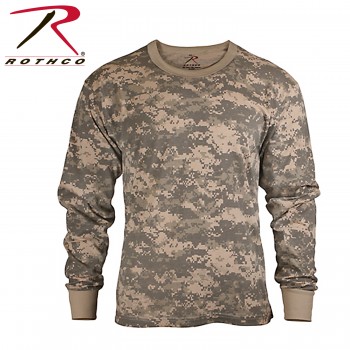 6775-L Kids Long Sleeve Camo T-Shirt Rothco 6775 6776 6705[ACU Digital,Large]