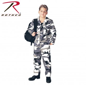 6791-8 Rothco Kids Camouflage Military BDU Cargo Fatigue Pants[8,City Camo] 