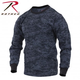 68948-2X Camo Long Sleeve Tactical Military T-Shirt Rothco [Midnite Digital Camo,2X-Large] 