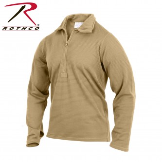 69040-XL Rothco Military Gen III ECWCS Mid-Weight Thermal Underwear Long Johns[Coyote Brown Top,X-La