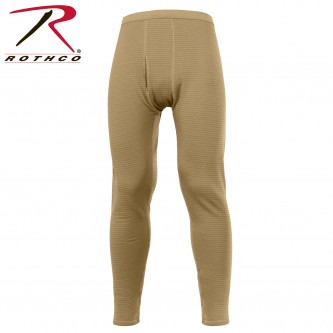 69044-M Rothco Military Gen III ECWCS Mid-Weight Thermal Underwear Long Johns[Coyote Brown Bottoms,M