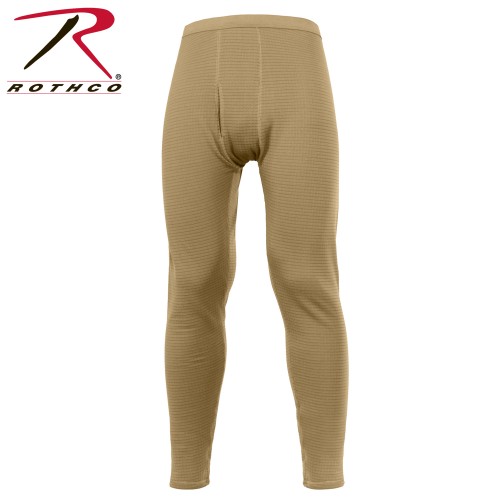 69044-L Rothco Military Gen III ECWCS Mid-Weight Thermal Underwear Long Johns[Coyote Brown Bottoms,L
