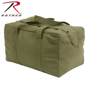7028 Rothco Heavy Weight Canvas Small Parachute Cargo Bag 7028 8107[Olive Drab] 