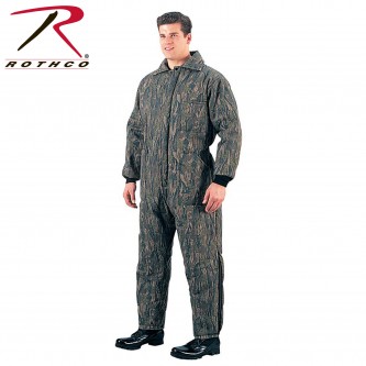 Rothco Military Insulated Coveralls Cold Weather Mechanics Hunters Jumpsuit[Smokey Branch, 3X] 