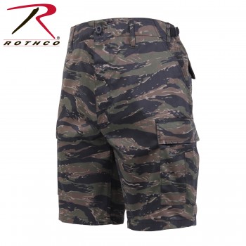 7086-2X BDU Cargo Shorts Button Fly Camouflage Military Rothco [Tiger Stripe Camo,2X-Large] 