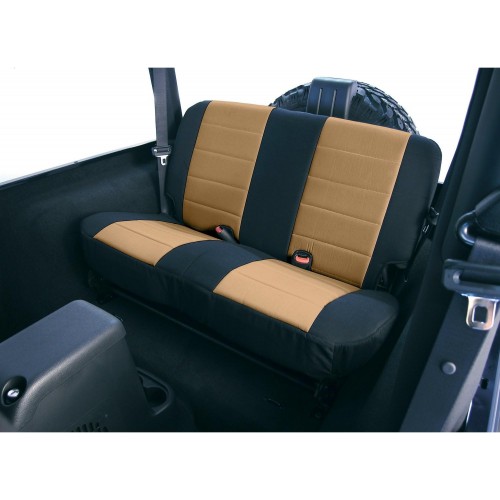 Rugged Ridge 13261.04 NEOPRENE SEAT COVER, REAR, TAN, 97-02 WRANGLER