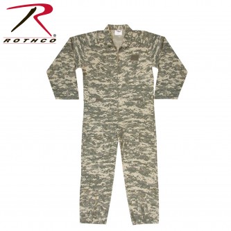 7208 Kids Flight Suit Coveralls Military Style Army Navy Air Force Marines[ACU Digital Camo,XL] 